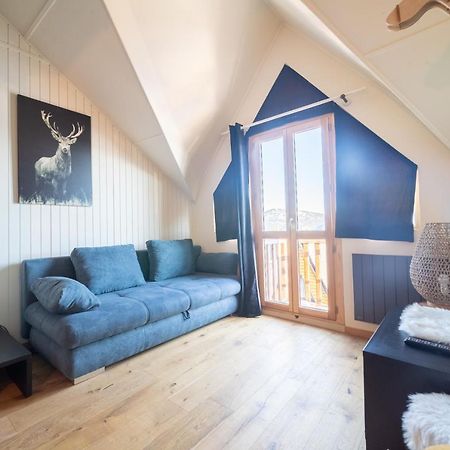 Le Cerf - Duplex Avec Superbe Vue Montagne Apartamento Les Angles  Exterior foto